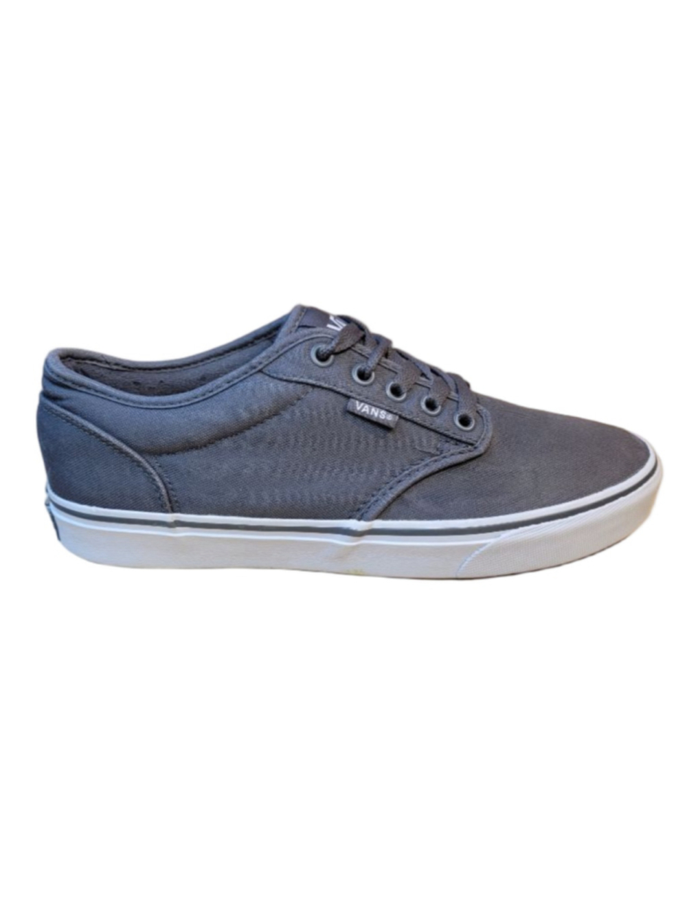 Vans Atwood Mens Pewter White Shoes